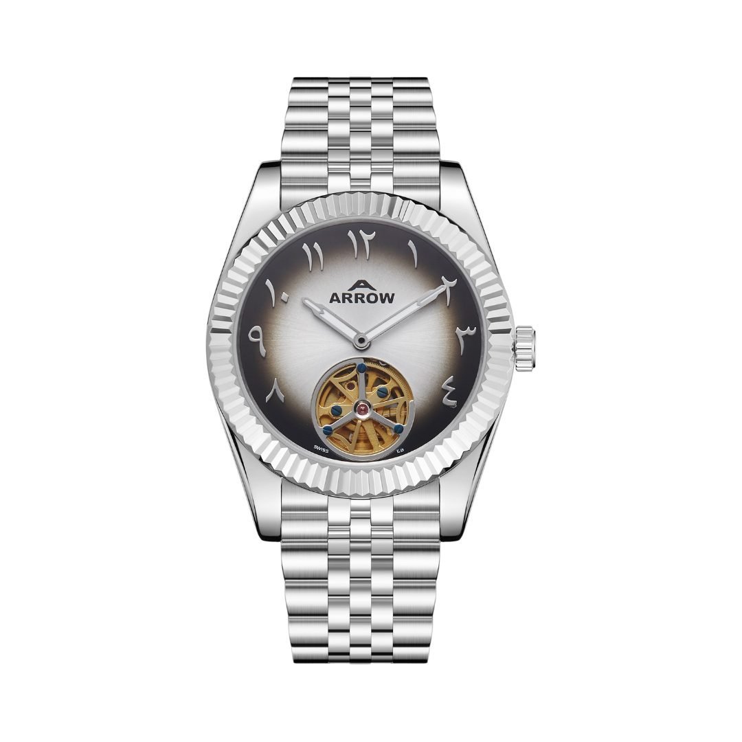 arrow-mens-automatic-watch-ar-5600-luxury-stainless-steel-arabic-numerals-dial-sapphire-glass-30m-water-resistant-stylish-durable-design-1-big-0