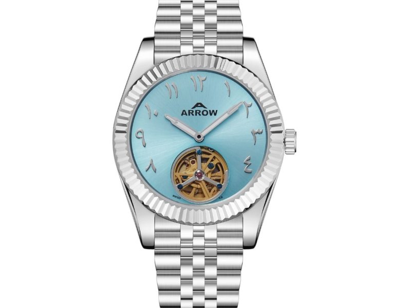 arrow-mens-automatic-watch-ar-5600-luxury-stainless-steel-arabic-numerals-dial-sapphire-glass-30m-water-resistant-stylish-durable-design-1