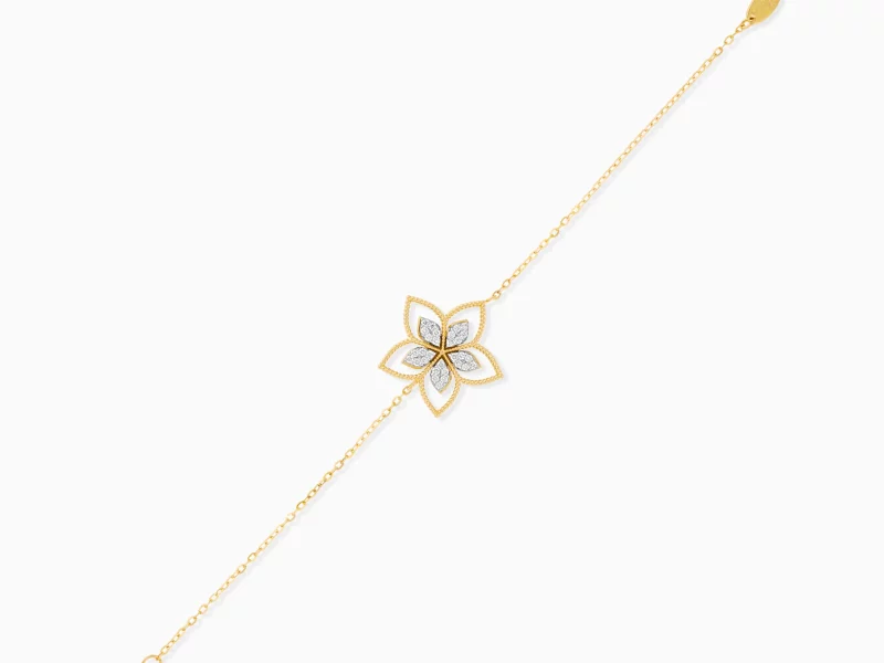 18k-yellow-gold-floral-diamond-bracelet-fortuna-diamond-collection