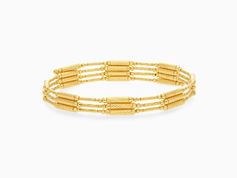 18k-gold-unique-adjustable-magnetic-bangle