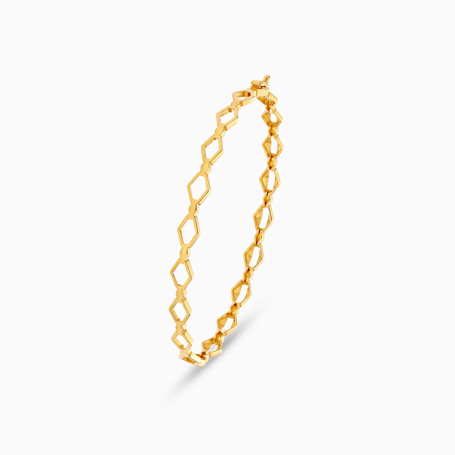 18k-yellow-gold-geometric-link-bangle-big-1