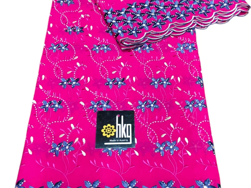 premium-luxury-swiss-voile-lace-high-quality-5-yards-with-beautiful-embroidery-stone-sv-pink001-small-3