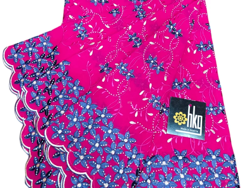 premium-luxury-swiss-voile-lace-high-quality-5-yards-with-beautiful-embroidery-stone-sv-pink001-small-1