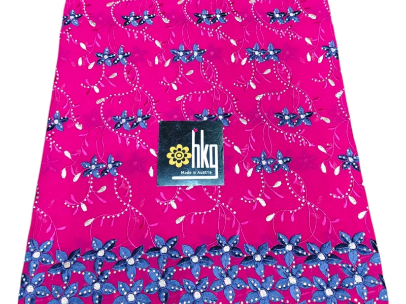 premium-luxury-swiss-voile-lace-high-quality-5-yards-with-beautiful-embroidery-stone-sv-pink001-small-2