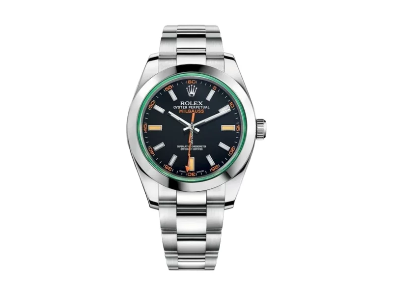 rolex-milgauss-black-dial-green-crystal