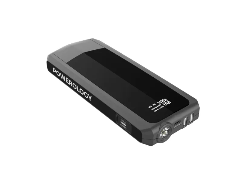 powerology-16000mah-jump-start-power-bank-black