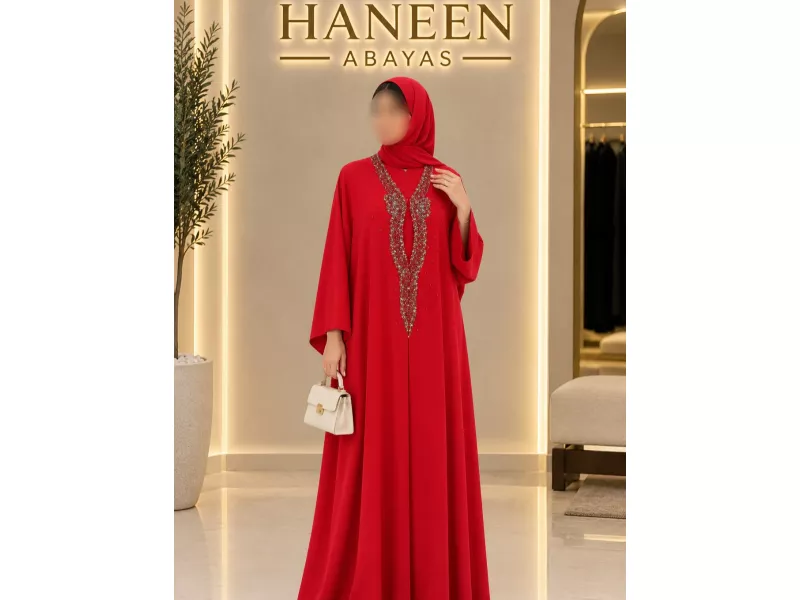 bab-al-haneen-red-embellished-abaya