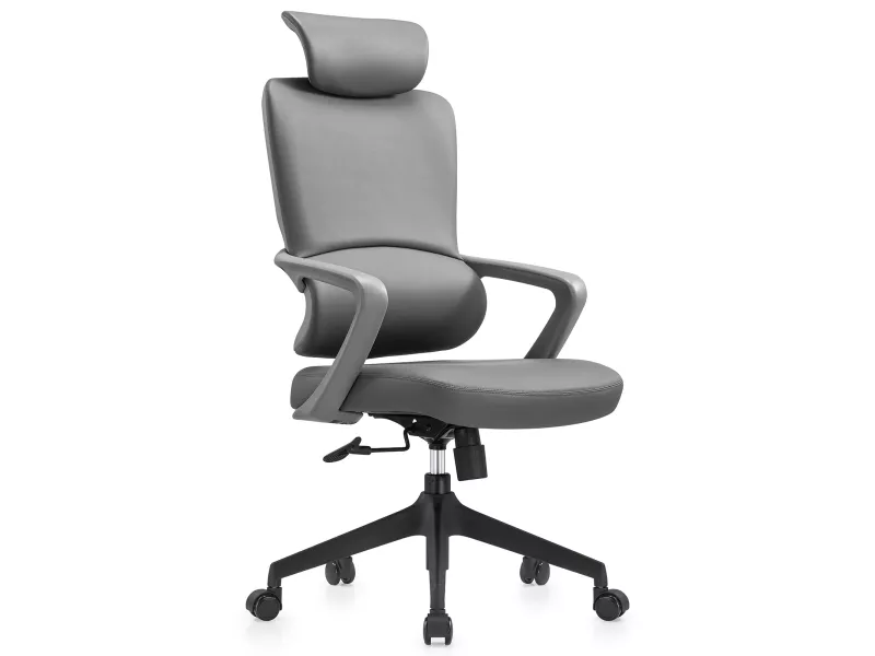 ergonomic-high-back-executive-chair-with-adjustable-headrest-gray