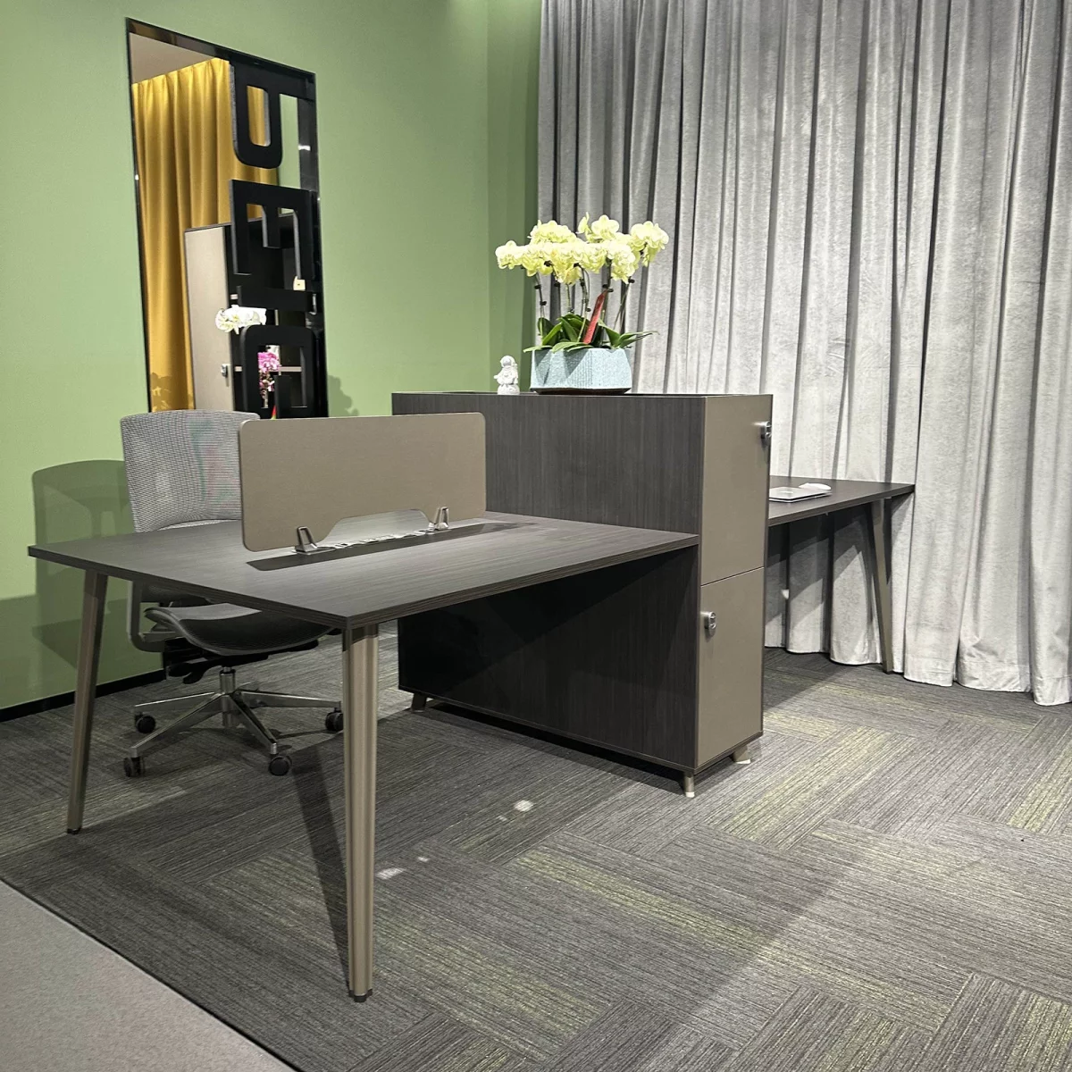 4-person-workstation-with-storage-cabinet-big-0