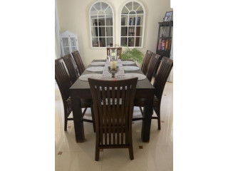 Dining Table 8 Chairs (Marina)