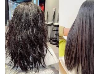 Keratin hair treatment offer 50% off home services available