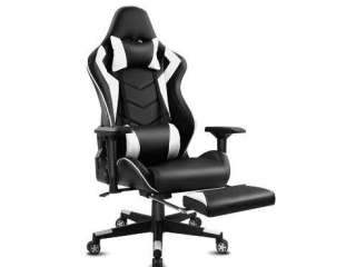 Office Chair , Black With White