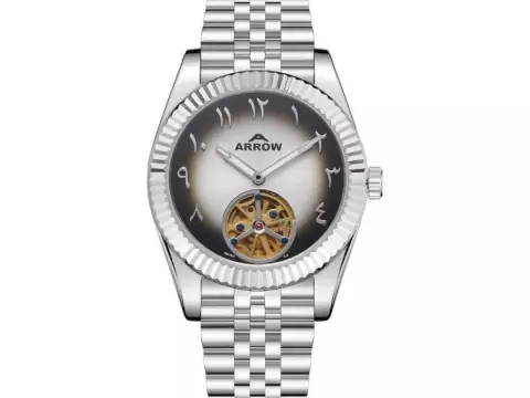 arrow-mens-automatic-watch-ar-5600-luxury-stainless-steel-arabic-numerals-dial-sapphire-glass-30m-water-resistant-stylish-durable-design-1