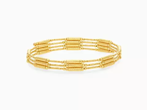18k-gold-unique-adjustable-magnetic-bangle