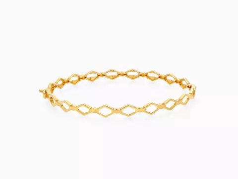 18k-yellow-gold-geometric-link-bangle
