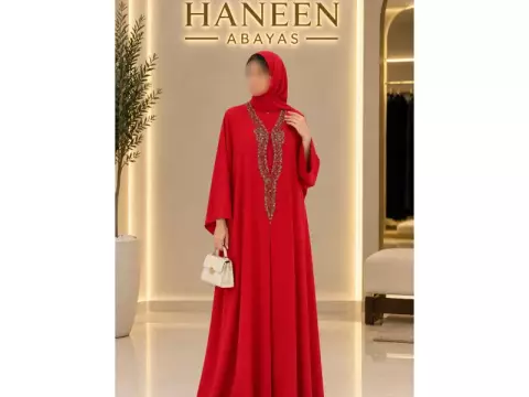 bab-al-haneen-red-embellished-abaya