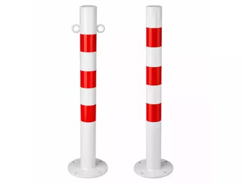 red-white-steel-bollard-pole-fixed-safety-post-with-ring-and-without-ring