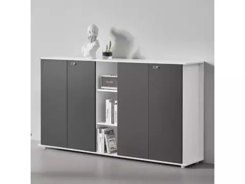 wide-2-shelf-storage-cabinet-with-4-doors-combination-lock